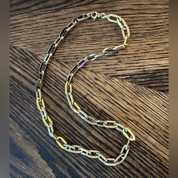 Roberto Coin Jewelry - Roberto Coin 18k heavy gauge paperclip link 22”